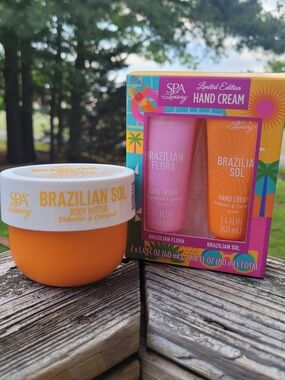 Spa Luxury Limited Edition Hand Cream Duo - Brazilian Flora & Brazilian Sol
